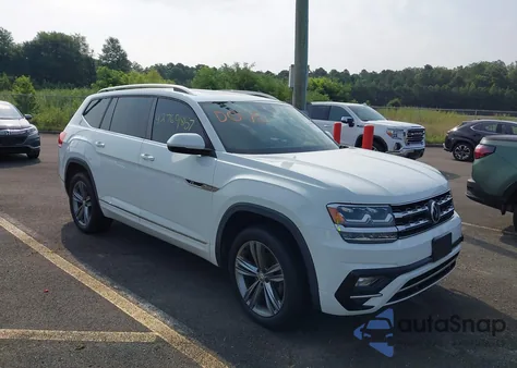 2019 Volkswagen Atlas 3.6L V6 Sel R-Line z USA, uszkodzony, nr VIN 1V2RR2CA0KC614026